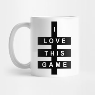 I Love Game (black) Mug